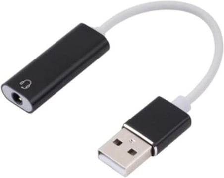 USB den Mikrofonlu Kulaklık Çevirici (USB To 3.5 mm Jack) Playstation Uyumlu Bilgisayar Ses Kartı Kablosu 3.5 mm Jack (Dişi) Girişli Ses Adaptörü 7.1 Dönüştürücü PS3 PS4 PS5 Uyumlu (Beyaz)