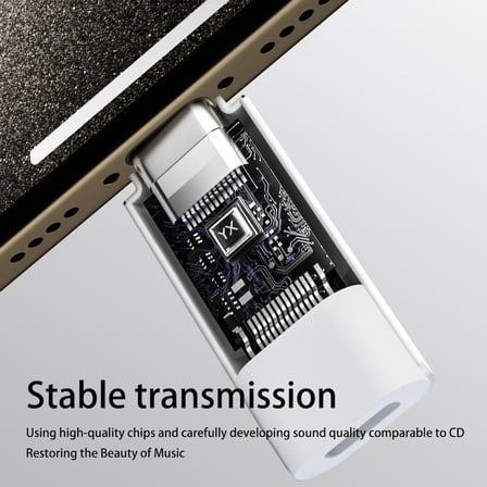 USB-C - 8Pin (Lightning) Kulaklık Adaptörü | Hi-Fi Ses Kalitesi | Mikrofon ve Kumanda Destekli OTGLV