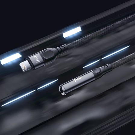 Lightning to 3.5mm Jack Aux Kulaklık Çevirici Dönüştürücü Adaptör Kablo