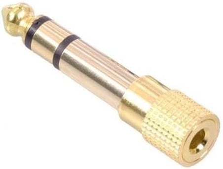 5844 6.3 mm Erkek To 3.5 mm Dişi Çevirici Dönüştürücü Jack Adaptörü