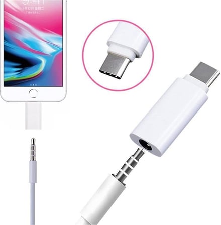 9144 Type C To 3.5mm Kulaklık Ses Çevirici Dönüştürücü Aux Adaptör 3.5mm kulaklık çıkışı bulunmayan telefonlarda kullanılabilir
