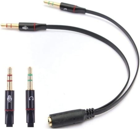 Kulaklık Mikrofon Ayırıcı 3.5mm Çevirici Switch Splitter 4457