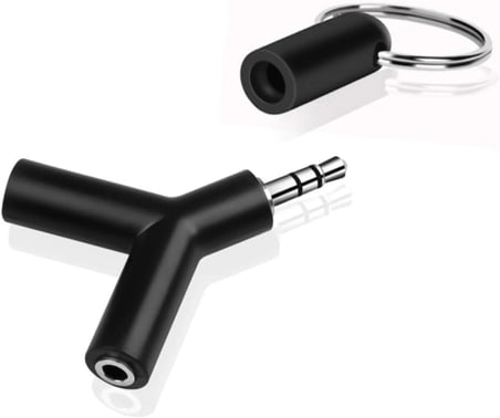4495 3.5mm Kulaklık Stereo Çoklayıcı Çoğaltıcı Switch Splitter Anahtarlık Adaptör