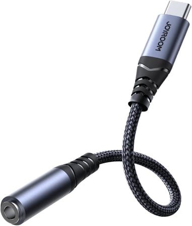 SY-C01 Audio-Transfer Serisi Type-C - 3,5 mm Ses Adaptörü, Siyah