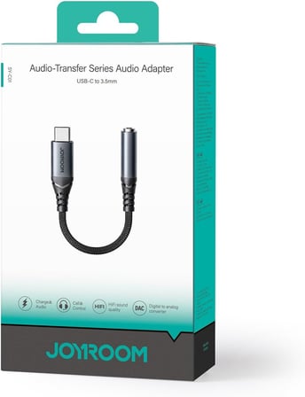 SY-C01 Audio-Transfer Serisi Type-C - 3,5 mm Ses Adaptörü, Siyah