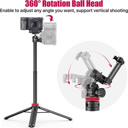 Marie Ann MT-44 Uzatılabilir Vlog Tripod Siyah