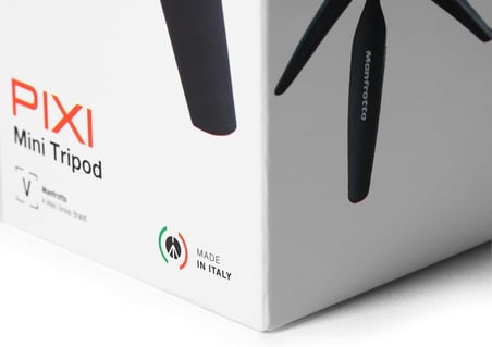 MTPIXIMII-B PIXI Masa Tripodu, 1 kg'a kadar, Kompakt ve sistem kameralar için, Siyah