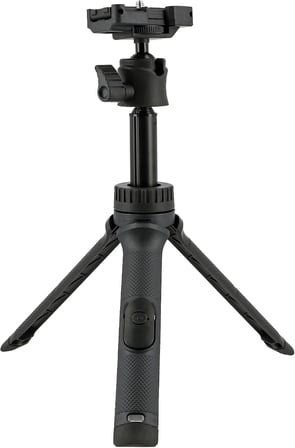 F3 Mini Tripod & Selfie Çubuğu – 2’si 1 Arada, Bluetooth Uzaktan Kumanda, 75 cm Uzayabilen, 2,5 kg Taşıma Kapasiteli, Telefon & Kamera Uyumlu