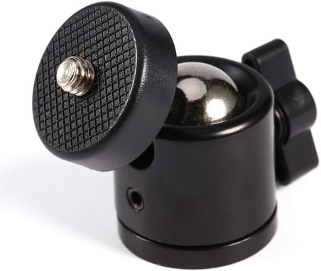 Dslr/Slr Lcd Monitör, Flaş Için Mini Kafa, 360 Derece Döndürülebilir