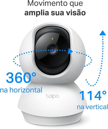 C200, 1080P Full HD, Hareket Tespit ve Takibi, 360°, 9m Gece Görüşü, Çift Yönlü Sesli İletişim, Sesli Alarm, Bulut/Yerel Depolama, Bebek Ağlaması Tespiti, İç Mekan Wi-Fi Güvenlik Kamerası