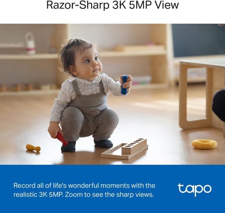 C230, 3K 5MP, Yapay Zeka Desteği, Hareket Takibi, 360°, 12m Gece Görüşü, Çift Yönlü Sesli İletişim, Bulut/Yerel Depolama, Bebek Ağlaması Tespiti,İç Mekan Wi-Fi Güvenlik Kamerası