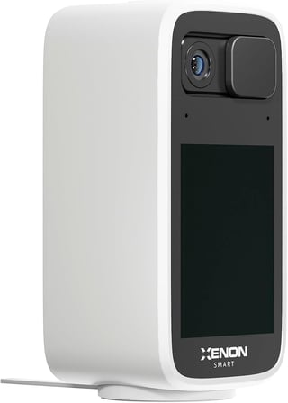 Ev Kamerası (Ekranlı) | 2.5K 4MP Mobil Kontrol WiFi 360° Hareket Takip Bebek Kamerası X7208