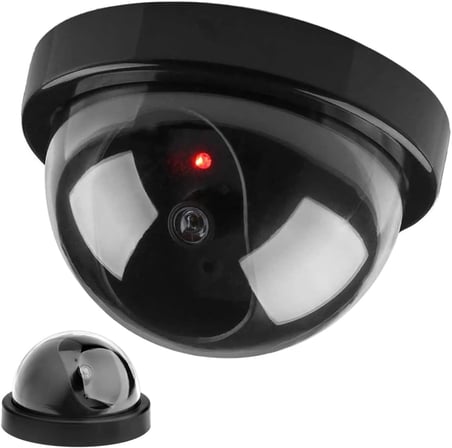 Robotix RB-SK04 Caydırıcı DOME Kamera + Dikkat Kameralar Kayıtta Etiketi - Sahte Kamera