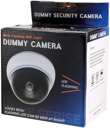 Kırmızı Ledli Maket Dome Sahte Kamera