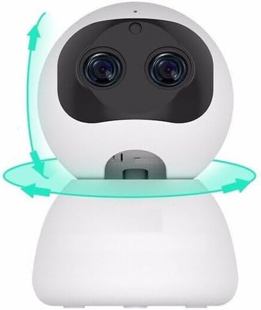 AOI 3.0 MP + 3.0 MP FHD Çift Lens Bağlantılı IP Kamera