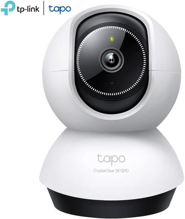 TP-Link Pan/Tilt AI Akıllı Ev Güvenliği Wi-Fi Kamera, Bebek Monitörü, 2K, 4MP, AI Algılama ve Bildirim, Gece Görüşü, İki Yönlü Ses, Ses ve Işık Alarmı, SD Kart Yuvası, Hub Gerekmez (TC72)