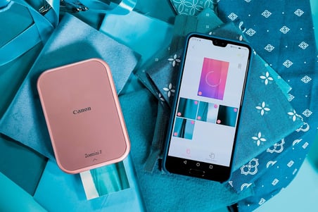 Zoemini 2: Büyük anlar, mini baskılar – kompakt, kablosuz fotoğraf yazıcısı – akıllı telefondan anında baskı – Bluetooth 5.0 & C tipi hızlı şarj – seyahat için ideal (pembe altın)