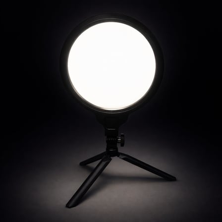 Halka Işık 8.4 inç (21.5cm) 180cm Kablolu Stüdyo Işığı Ürün ve Görsel Fotoğraflama Işığı Fotoğraf Makinesi Kamera Youtuber Twich Ring Light Yayıncı Işığı (HP260 8.4inç Siyah)