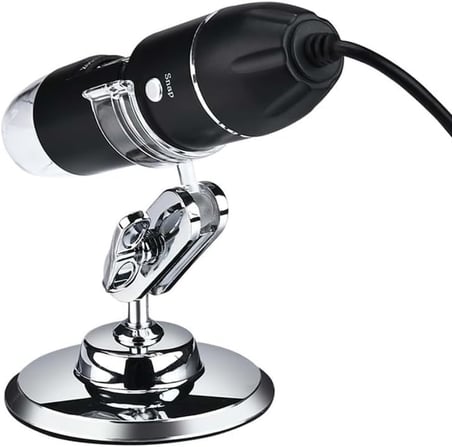 1600X Zoom 2MP USB Dijital Mikroskop 8 Ledli Kamera Saç, Cilt Analizi, Eğitim, Endüstriyel
