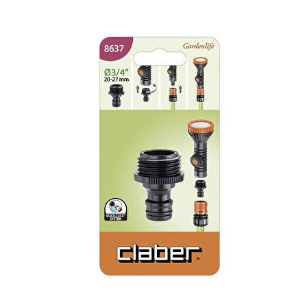 Hortum Bağlantısı 3/4" 8637