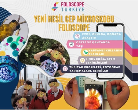 FOLDSCOPE CEP MİKROSKOBU GEZGİN SETİ