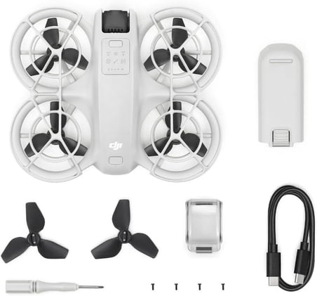 Neo 4K 100 fps Drone, 12 MP Fotoğraf, 18 Dakika Uçuş Süresi, 135 g, Beyaz
