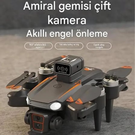 JS26H 4K Drone, LCD Kumandalı, Fırçasız Motor, Akıllı Engel Kaçınma, Katlanabilir Drone, Uzun Uçuş Süresi, Profesyonel RC Drone