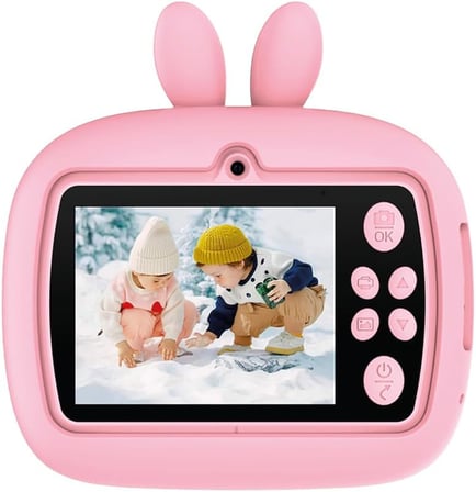 Torima TRM-CMR18 Pembe Dijital Video Fotoğraf Çocuk Kamerası Anlık Termal Resim Kağıt Baskılı Yazıcı