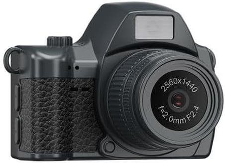 Torima Dijital Fotoğraf Makineleri Video Mini Kamera 2K Video 128GB Destekli CMR42 Siyah