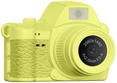 Torima Dijital Fotoğraf Makineleri Video Mini Kamera 2K Video 128GB Destekli CMR42 Sarı