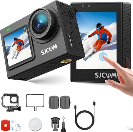 SJ6 Ultra Aksiyon Kamerası, Wi-Fi, 30 Metreye Kadar Su Geçirmez, 4K 30 FPS Video, 20 MP Fotoğraf