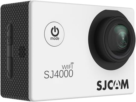 SJ4000 WiFi 4K UHD 156° 2” Geniş Ekran H.265 900mAh Hareket Algılama 30 Metre Su Geçirmez Kılıflı Aksiyon Kamerası Gümüş