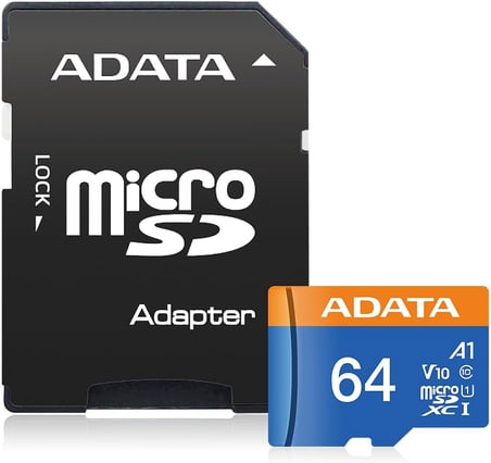SD MicroSD Card 64GB SDXC (UHS-I Class 10) Ada Perakende