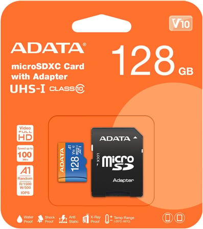 DX128GUICL10A1-RA1 128 GB Micro SD Kart