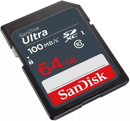 Ultra 64GB SDXC Memory Card 100MB/s