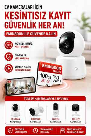 100GB Hafıza Kartı Ev güvenlik Kamerasına Uygun Araç Telefon Tablet Oyun Konsoluna Uyumlu Micro SD Class10