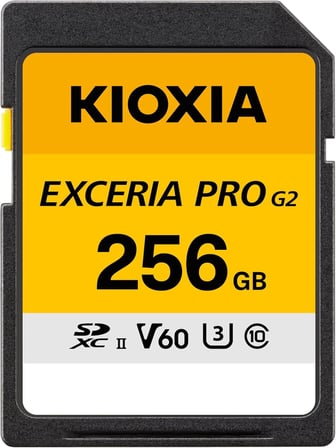 EXCERIA PRO G2 256GB SDXC Hafıza Kartı – UHS-II U3 V60 C10, 300MB/s Okuma, 250MB/s Yazma, 8K / 4K