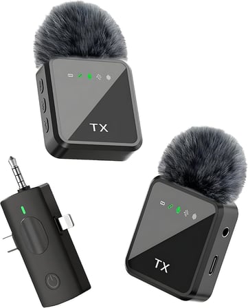 K9-Y2 Kablosuz Taşınabilir 3 In1 Yaka Mikrofonu Tüylü Mini Mic Tak ve Çalıştır Canlı Yayın Vlog Kablosuz Yaka Çift Verici Mikrofon Yüksek Kalite Profesyonel
