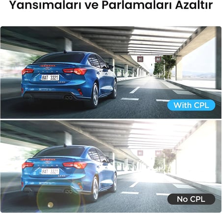 CPL-600 Polarize RTC420/RC320/A329S/A329T/A229 Ultra Arka Kamera Uyumlu CPL Filtre