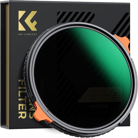 Nano-X ND Filtre 82 mm CPL&ND4-ND64 2'si 1 Arada Çok Fonksiyonlu Gri Filtre ve CPL Filtre Polarizasyon Filtresi