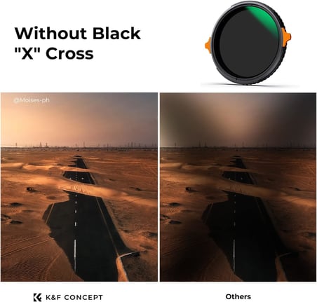 Nano-X ND Filtre 82 mm CPL&ND4-ND64 2'si 1 Arada Çok Fonksiyonlu Gri Filtre ve CPL Filtre Polarizasyon Filtresi