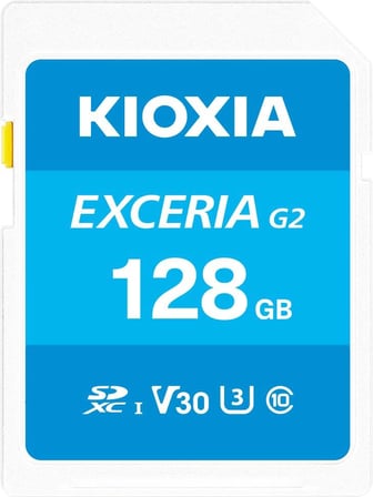 EXCERIA G2 128GB SDXC Hafıza Kartı – UHS-I U3 V30 C10, 100MB/s Okuma, 50MB/s Yazma, 4K