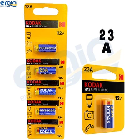 Kodak 23A-5 Ultra Alkalin 23A 12V Kumanda Pili, 5 Adet