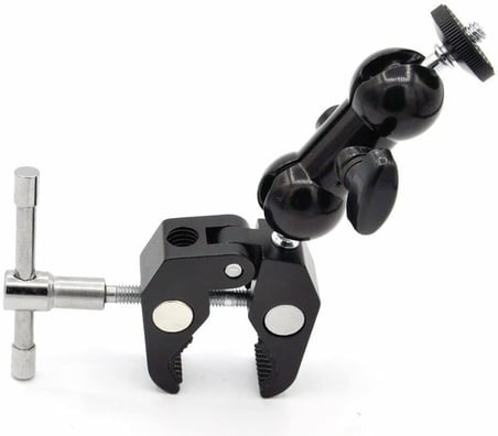 Dual Ball Heads Magic Arm + Super Crab Clamp Kelepçe