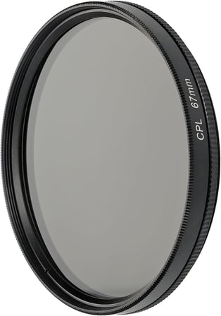 67mm CPL Polarize Filtre | Circular Polarizer | Yansıma Önleyici Lens Filtresi | 67mm Lensler ile Uyumludur
