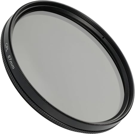 67mm CPL Polarize Filtre | Circular Polarizer | Yansıma Önleyici Lens Filtresi | 67mm Lensler ile Uyumludur