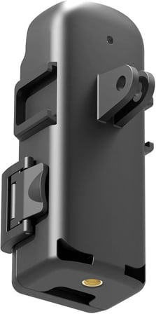 DJI Osmo Pocket 3 ile Uyumlu Koruyucu Çerçeve Frame Cage, 1/4" Vida Yuvalı ABS Kamera Kafesi, Çift Cold Shoe Montajlı Aksesuar Bağlantı Aparatı, Siyah