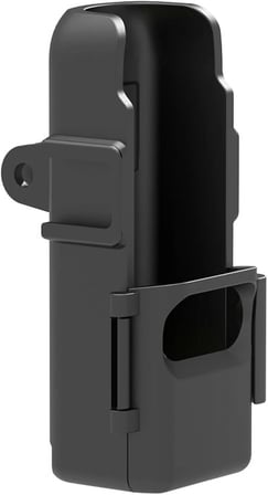 DJI Osmo Pocket 3 ile Uyumlu Koruyucu Çerçeve Frame Cage, 1/4" Vida Yuvalı ABS Kamera Kafesi, Çift Cold Shoe Montajlı Aksesuar Bağlantı Aparatı, Siyah