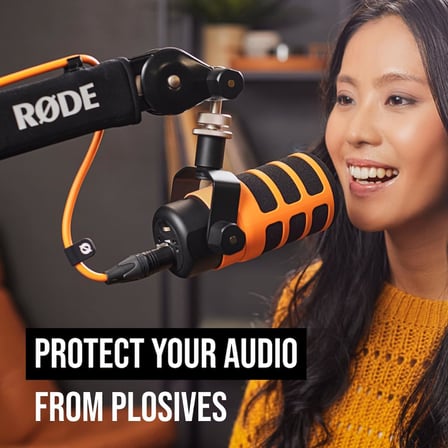 WS14 Premium Pop Filtre PodMic ve PodMic USB için (Kırmızı)