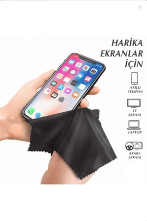 6'lı Mikrofiber Ekran ve Gözlük Temizlik Bezi Seti 15x18 cm - Tüy Bırakmaz, Çizmez Hassas Yüzey Temizleme Bezi Paketi